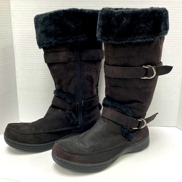 Relativity Sunburst Women’s Faux Fur Trimmed Winter Boots - Picture 1 of 7